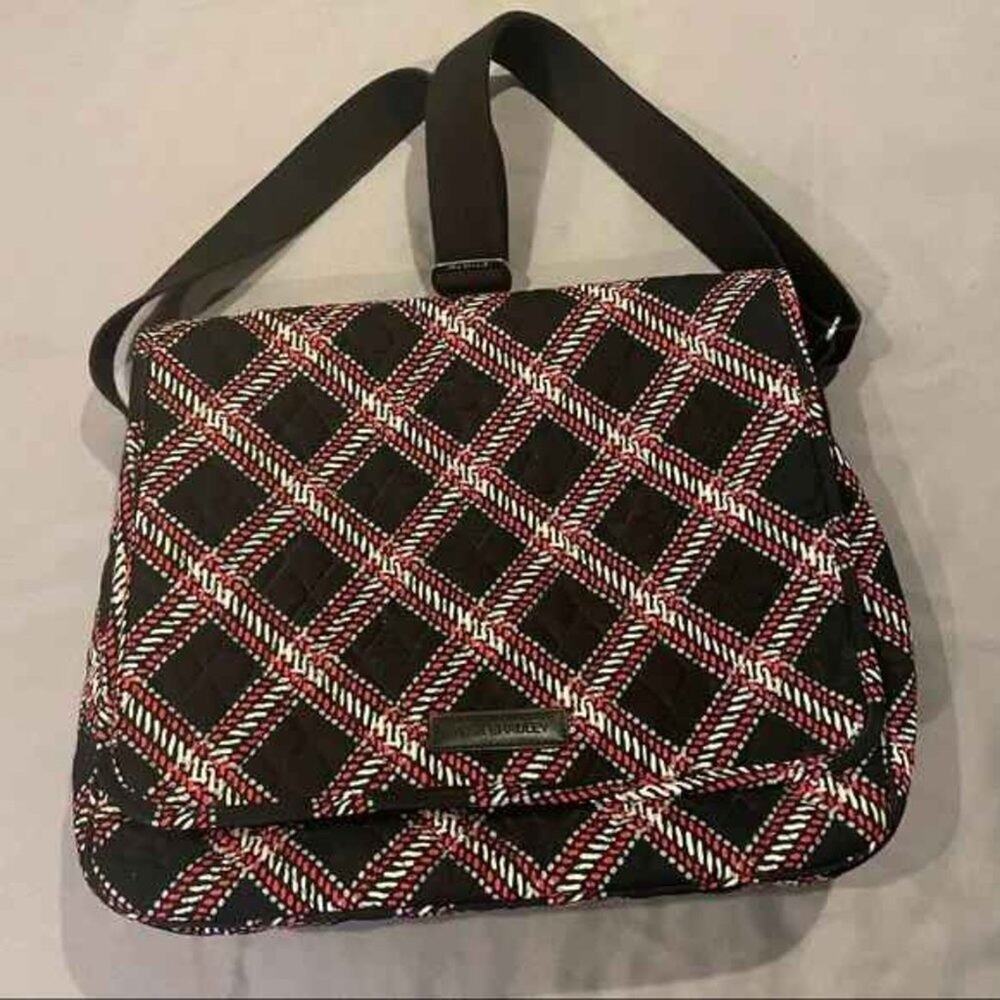 Vera Bradley Minsk Plaid Messenger Bag